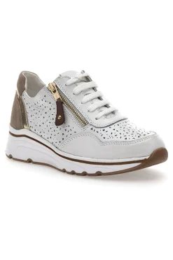 MIO TEMPO Sneakers Platform Bianche 21464 Online