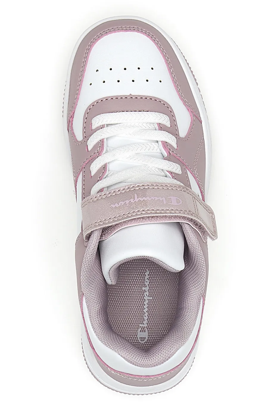 CHAMPION Sneakers rosa con velcro RD18 LOW G PS