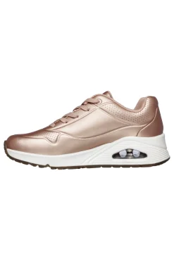SKECHERS Sneakers Rose Gold Con Air-Cooled Memory Foam cushioned comfort insole Street Uno - Rose Bold Clearance
