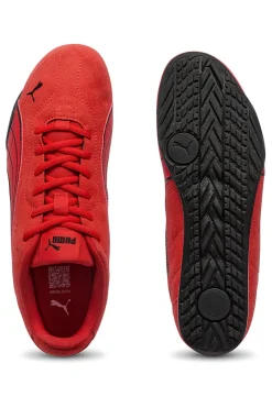 Uomo PUMA Sneakers rosse basse in suede Catch SD
