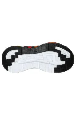 SKECHERS Sneakers rosse con dettagli pixelati e luci Mega-Craft 3