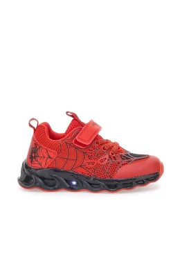 PITT KIDS Sneakers Rosse con Ragnatela e Luci K23581