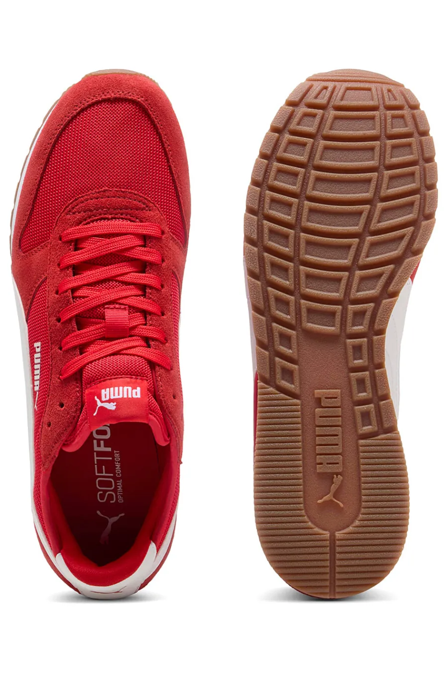 Uomo PUMA Sneakers Rosse con Tomaia in Mesh ST MILER
