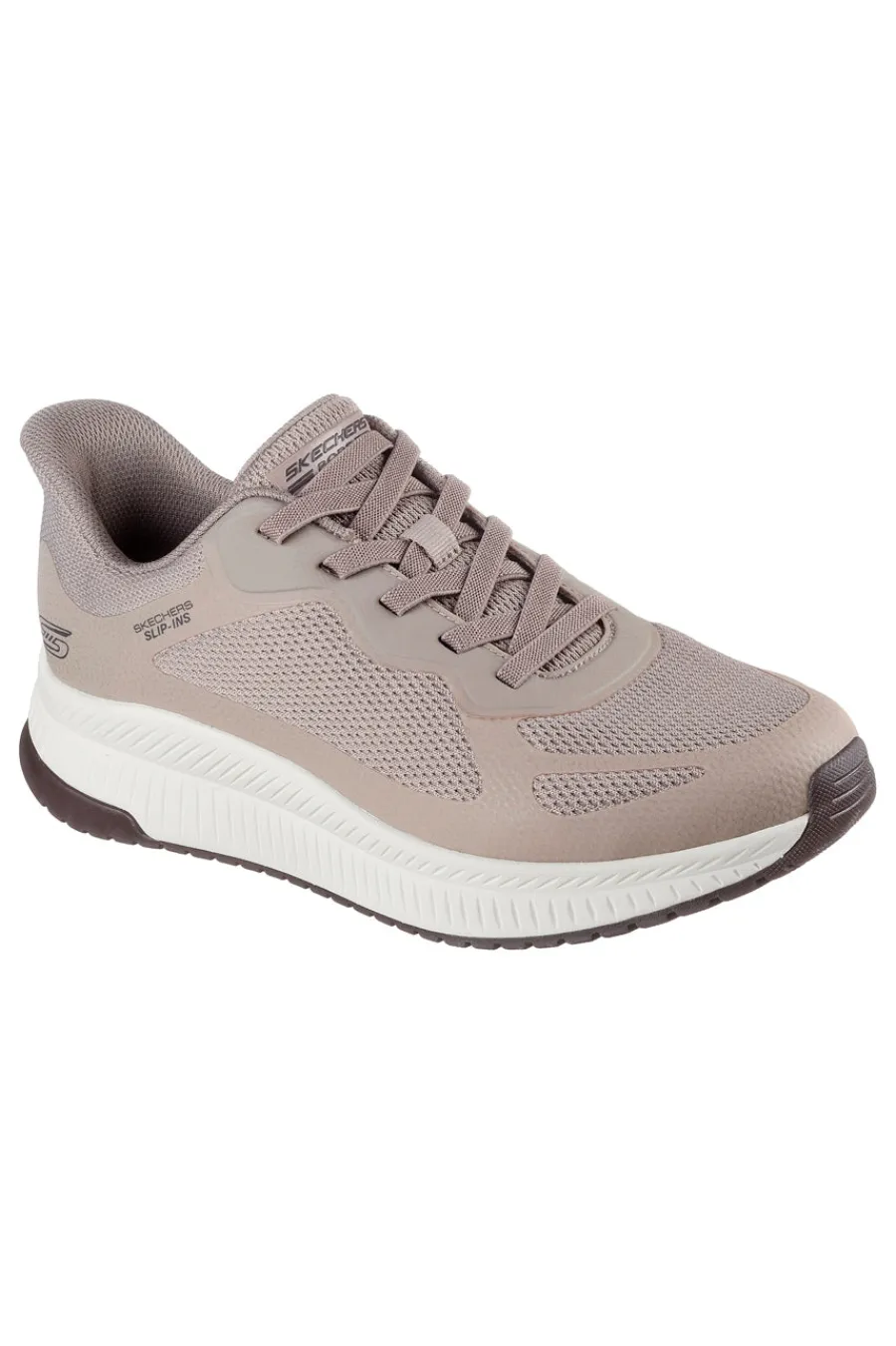 Uomo SKECHERS Sneakers Slip-ins scuro con Memory Foam Bobs Squad 4
