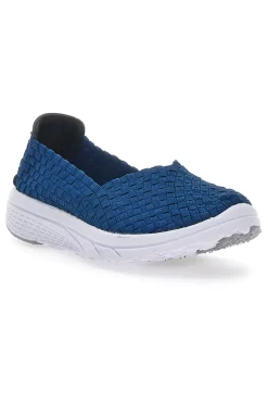 OVERLAND Sneakers Slip-on 645 Blu BLUE Discount
