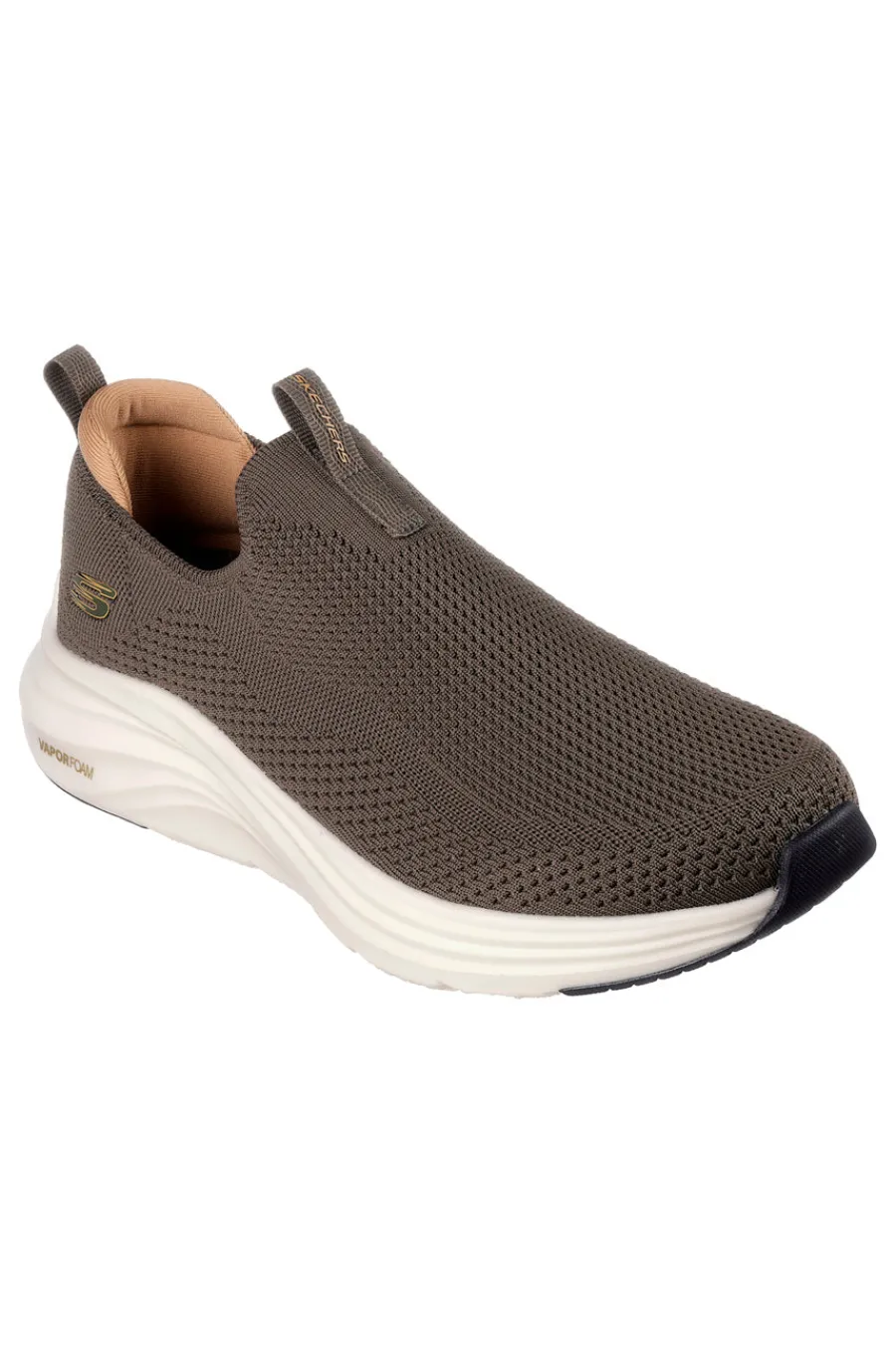 Uomo SKECHERS Sneakers Slip-On Verde Oliva VAPOR FOAM COVERT