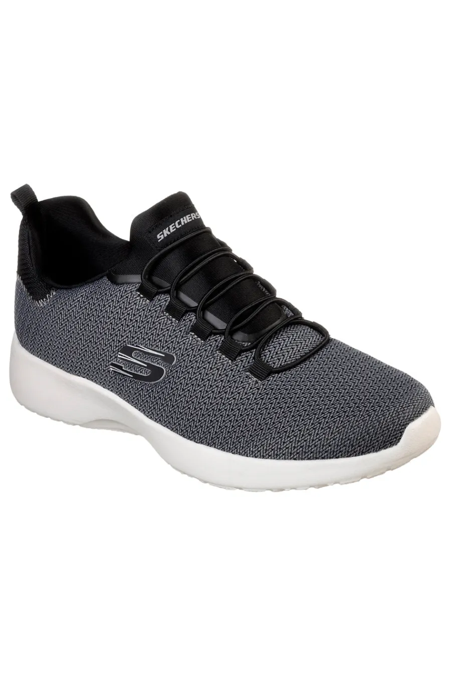 Uomo SKECHERS Sneakers sportive Black in mesh slip on con memory foam Dynamight