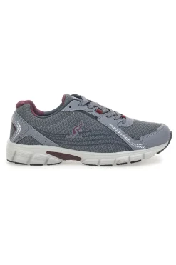 Uomo AUSTRALIAN Sneakers Sportive Grigie e Bordeaux AU24M110