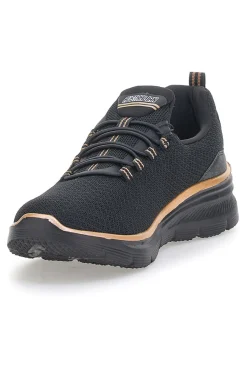 AUSTRALIAN Sneakers Sportive Nere con Dettagli Oro Rosa AUX2W505 Online