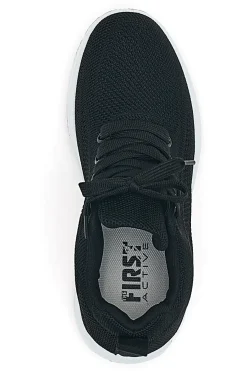 FIRST ACTIVE Sneakers Sportive Nere con Tomaia in Mesh THE TF68 Hot