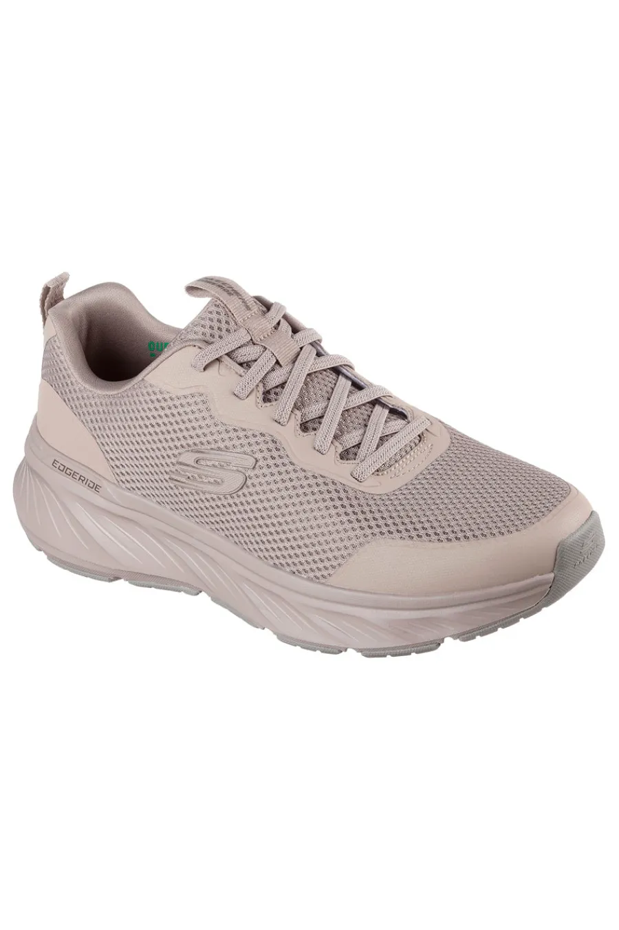 Uomo SKECHERS Sneakers tortora beige in mesh con Air Cooled Memory Foam Edgeride Rekze