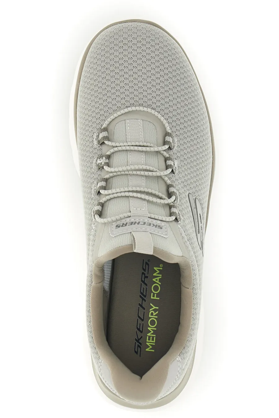 Uomo SKECHERS Sneakers tortora in mesh Summits Corlen