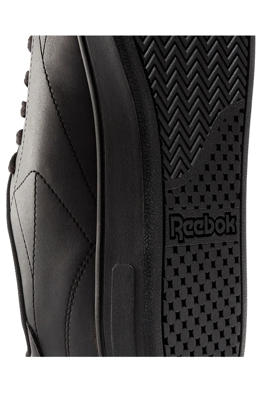 Uomo REEBOK Sneakers Total Black Court Clean