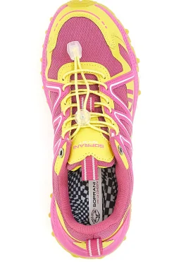 Donna SOLO SOPRANI Sneakers Trekking 3124 Rosa e Gialle