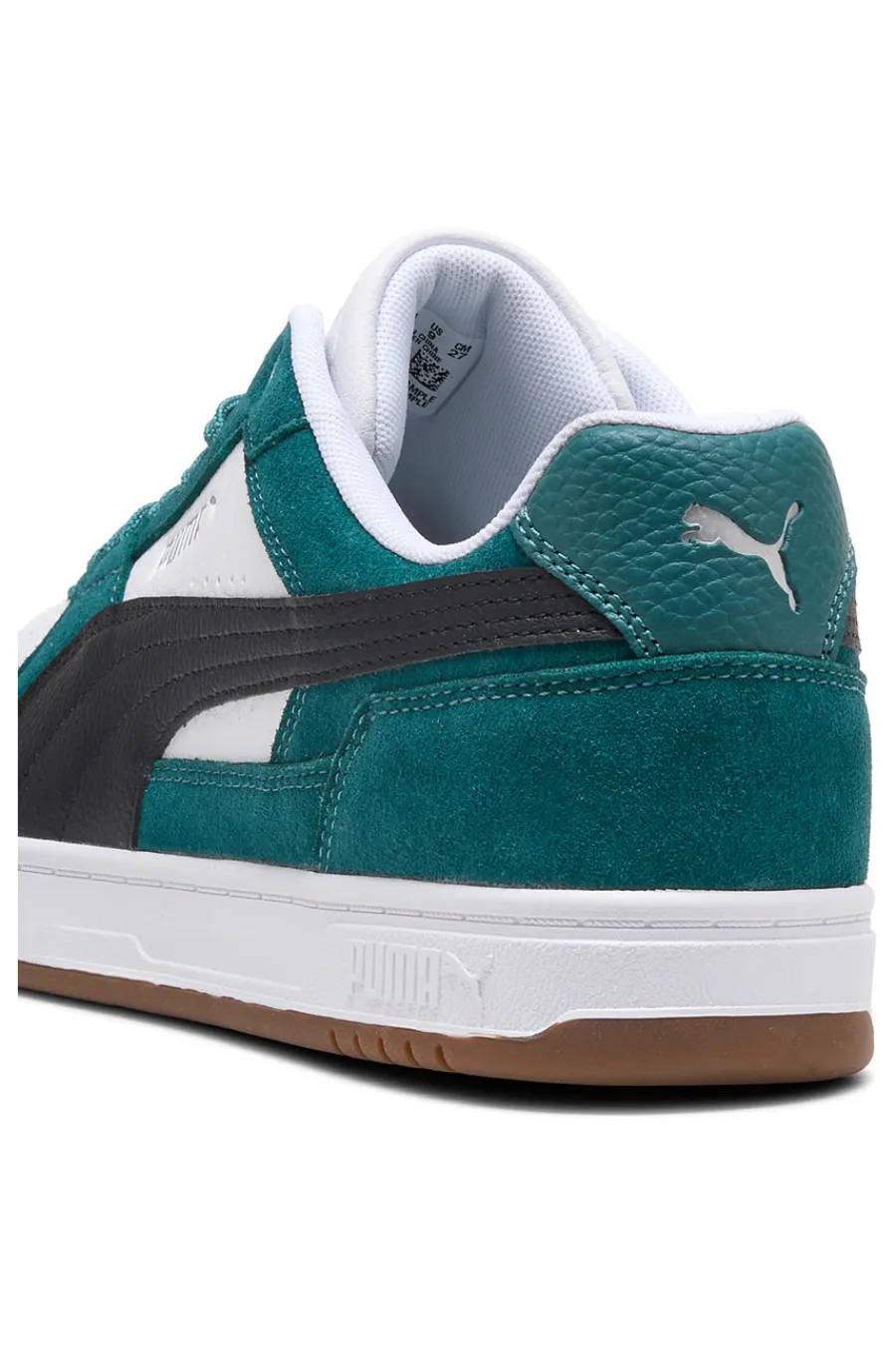 Uomo PUMA Sneakers verde bianco nero dettagli suede Caven III OG