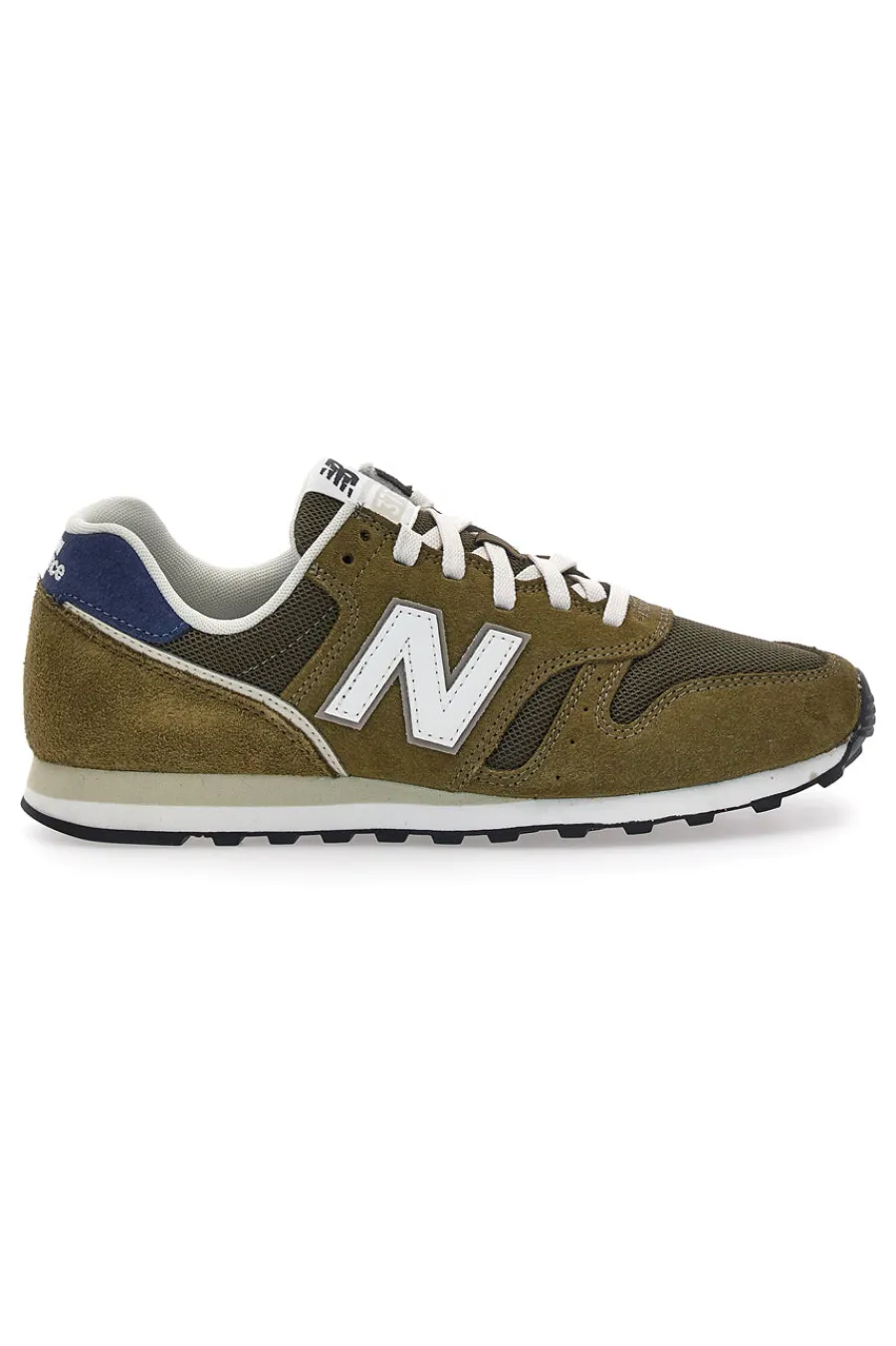 Uomo NEW BALANCE Sneakers verde oliva con logo bianco ML373XD2