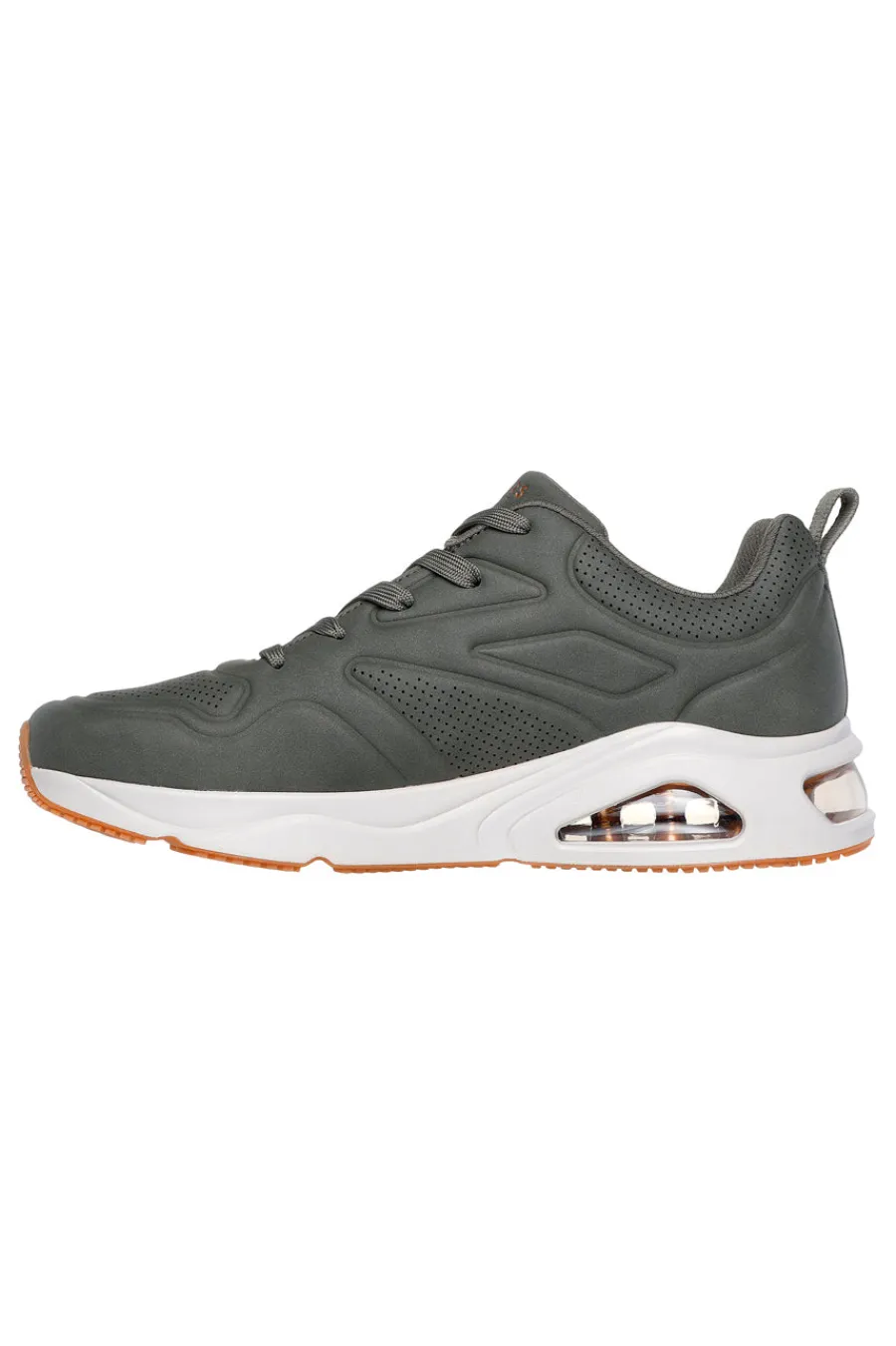 Uomo SKECHERS Sneakers oliva con suola Skech-Air Tres-Air Uno Casairal