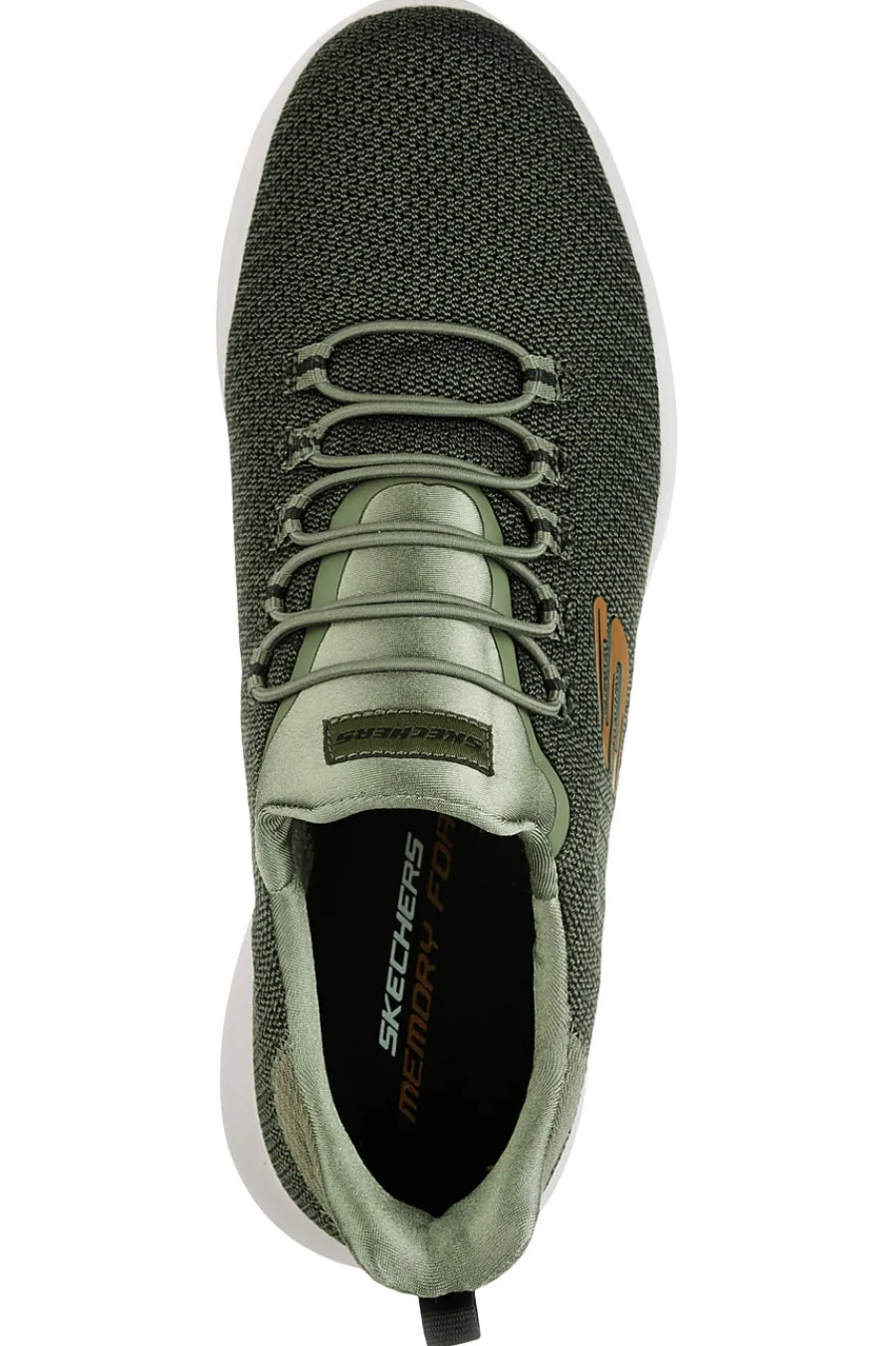 Uomo SKECHERS Sneakers oliva traspiranti con Memory Foam Dynamight