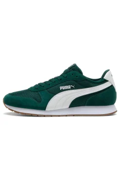 Uomo PUMA Sneakers Verdi con Tomaia in Mesh ST MILER