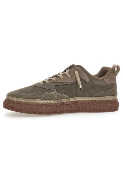 Uomo MARINA MILITARE Sneakers verdi fondo a contrasto MM793