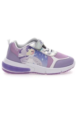 FROZEN Sneakers Viola Con luci e Strappo in Velcro D11551M