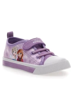 FROZEN Sneakers Viola Con Luci e Strappo in Velcro D11542M
