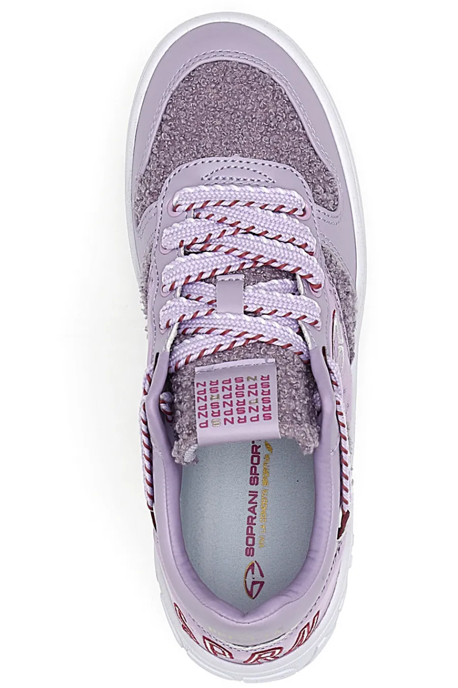 SOLO SOPRANI Sneakers Viola Soprani Sport Brescia Fur LILLA Hot