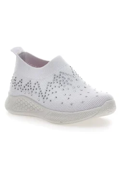 COVERI Socks Shoes Bianche con strass 218360