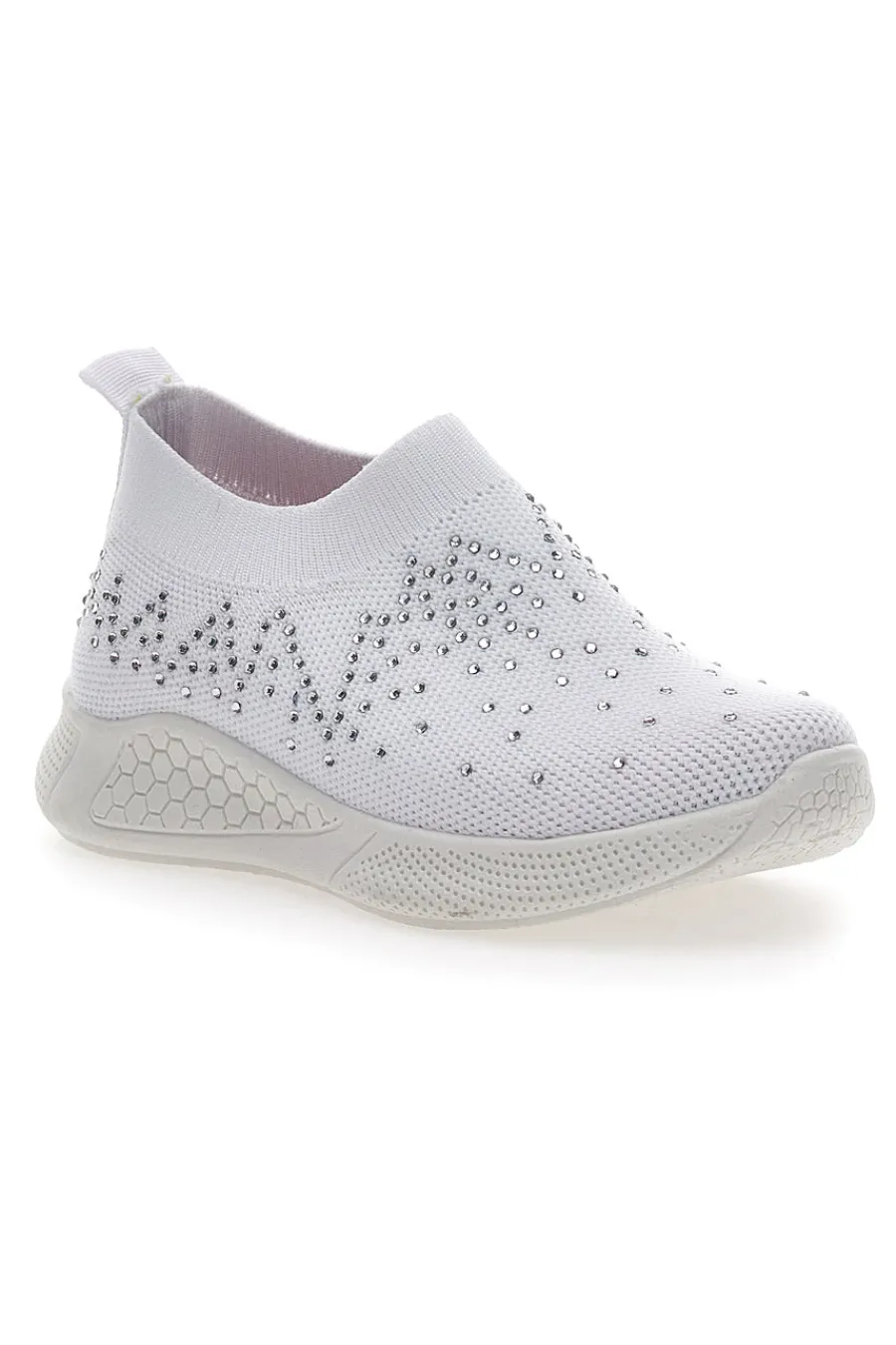 COVERI Socks Shoes Bianche con strass 218360