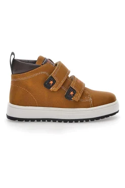 AVERIS Stiefel mit Klettverschluss Ocker 3933