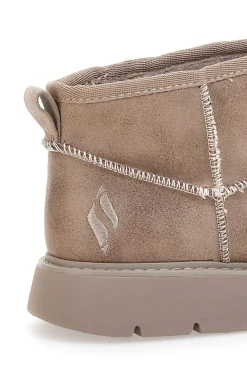 Donna SKECHERS Stivaletti alla caviglia beige con pelo Keepsakes Lite - Snowbird