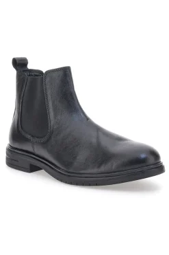 Uomo MAX DILLAN Stivaletti Beatles Neri Con Cerniera 600