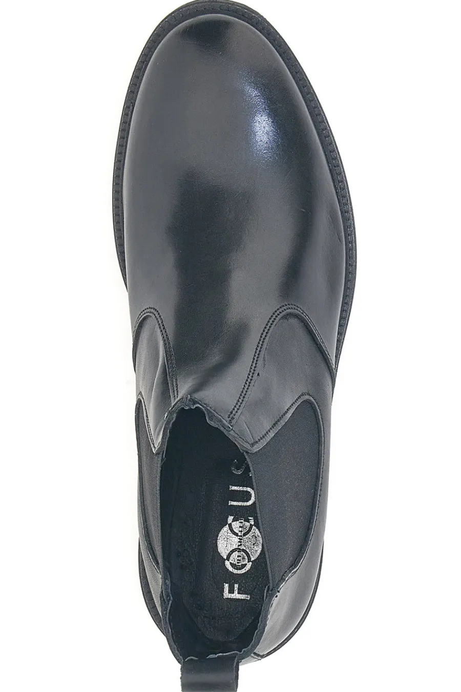 Uomo PITTARELLO FOCUS Stivaletti Beatles neri in pelle con inserti elasticizzati 0
