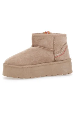 ME u0026 ME Stivaletti Beige Con Pelo e Flatform ME&ME 002 KHAKI Best