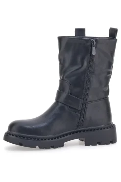 Donna MIO TEMPO Stivaletti Biker Neri First Lady 2