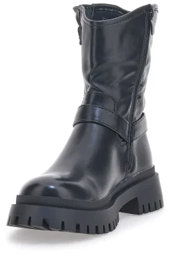 Donna SWEET YEARS Stivaletti Biker Neri 8583