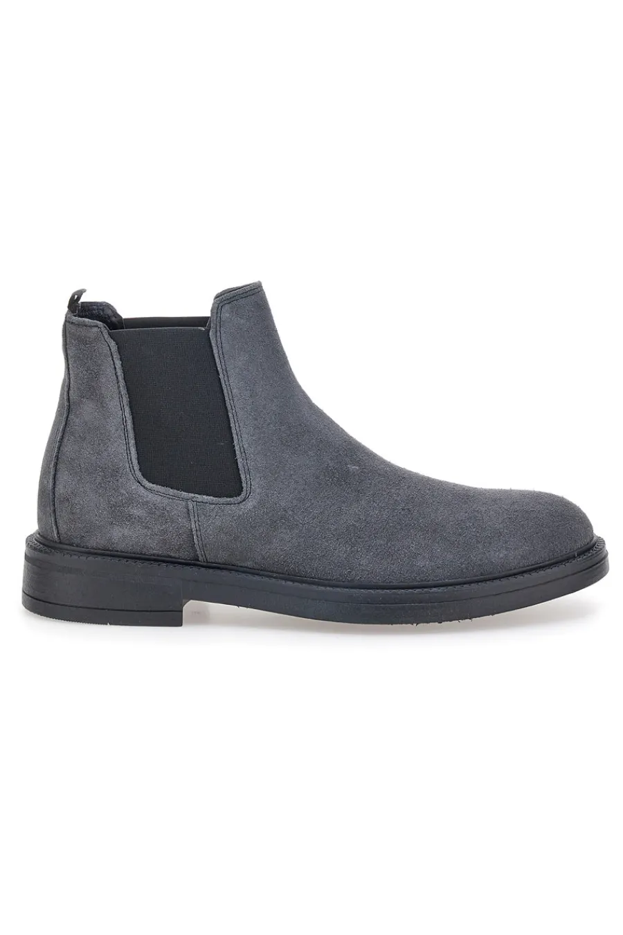 Uomo PITTARELLO FOCUS Stivaletti grigi in vera pelle con inserti elastici 1980