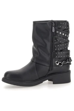 Donna ME u0026 ME Stivaletti Neri con Fibbie Decorative ME & ME RQ0