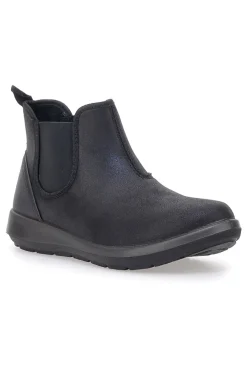 Donna INBLU Stivaletti neri con inserti elastici e suola flessibile 70 WG