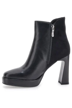 LAURA BIAGIOTTI Stivaletti Neri Con Tacco e Cerniera Laterale 8341M24 Outlet