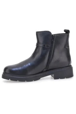 PITTARELLO CLASS Stivaletti neri in pelle con morsetto 8492 NERO Sale
