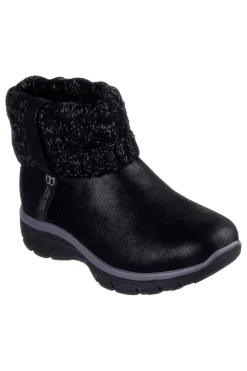 Donna SKECHERS Stivaletti neri slip-on con Memory Foam EASY GOING COZY WEATHER 2