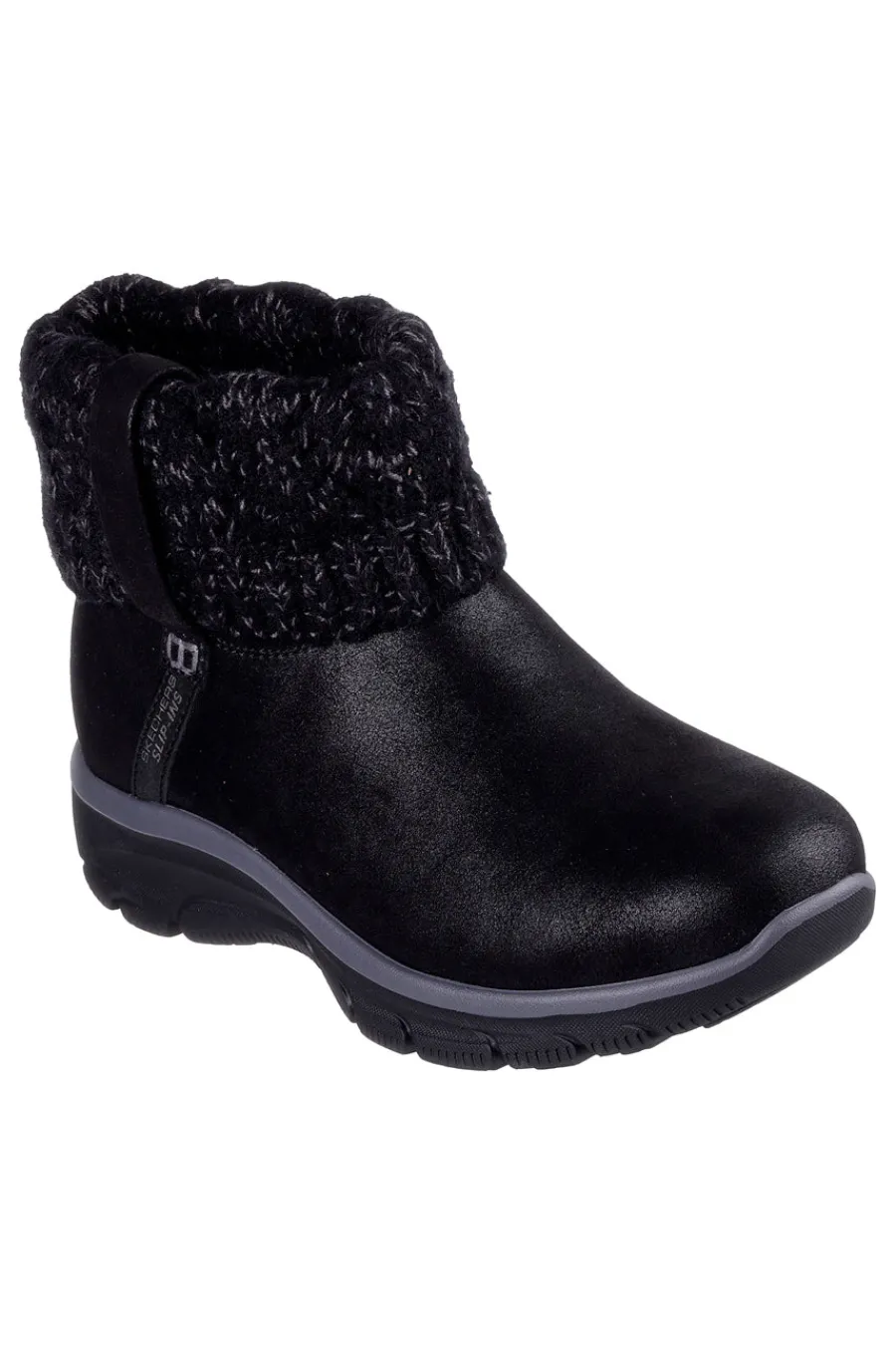Donna SKECHERS Stivaletti neri slip-on con Memory Foam EASY GOING COZY WEATHER 2