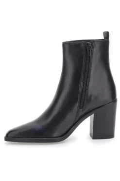 PITTARELLO GLAM Stivaletti Neri Vera Pelle Con tacco a Blocco 52145