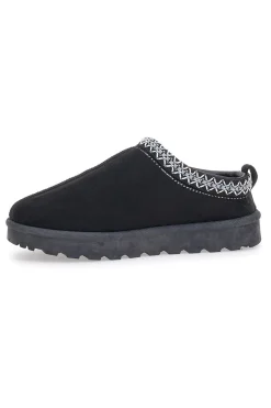 PITTARELLO LOVE Stivaletti Pantofole con Pelo Nere 1859 NERO