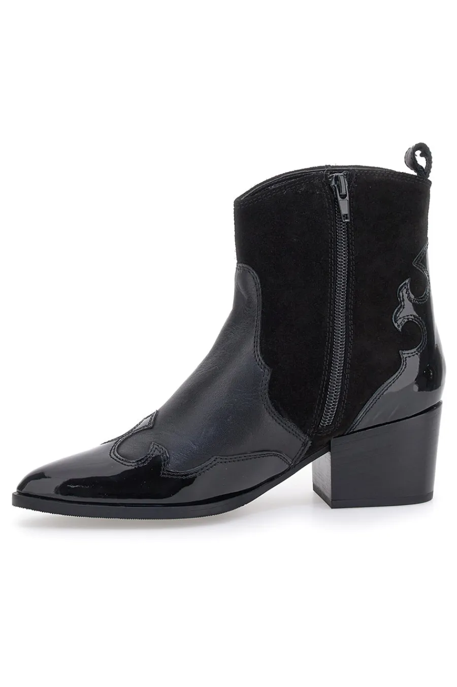 PITTARELLO GLAM Stivaletti Texani Neri In Vera Pelle 54265 Discount