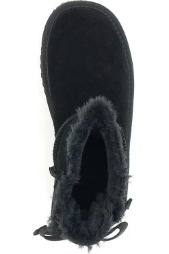 Donna PITTARELLO Stivaletti Vera Pelle Wow 3158 Neri con Fiocco