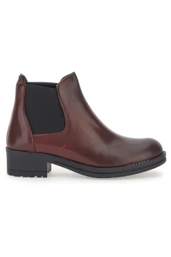 Donna PITTARELLO GLAM Stivaletto Chelsea Boots 10 Bordeaux