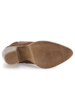 PITTARELLO LOVE Stivaletto in vera pelle con tacco 6326400 MARRONE Outlet