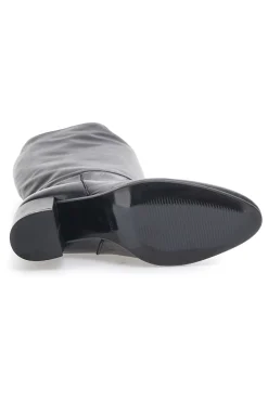 PITTARELLO LOOK Stivali con tacco 701 Neri Vera Pelle SCHWARZ Clearance